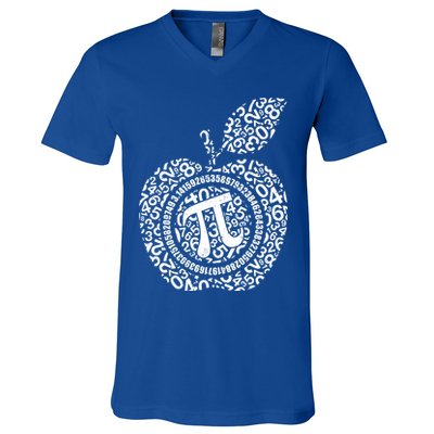 Apple Pi 3.14 Math V-Neck T-Shirt