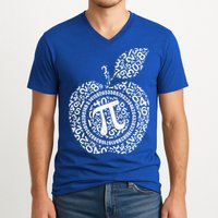 Apple Pi 3.14 Math V-Neck T-Shirt