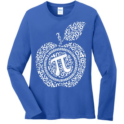 Apple Pi 3.14 Math Ladies Long Sleeve Shirt