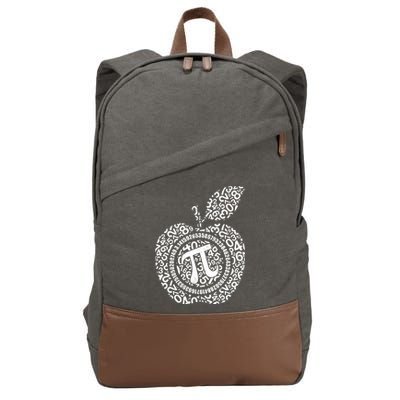 Apple Pi 3.14 Math Cotton Canvas Backpack
