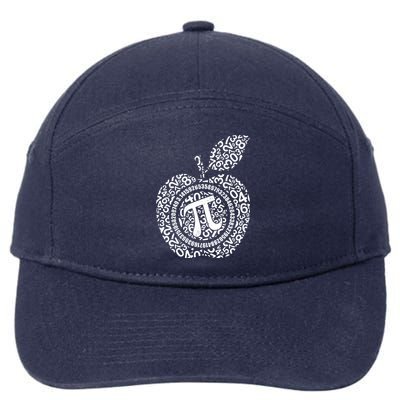 Apple Pi 3.14 Math 7-Panel Snapback Hat