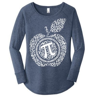 Apple Pi 3.14 Math Women's Perfect Tri Tunic Long Sleeve Shirt