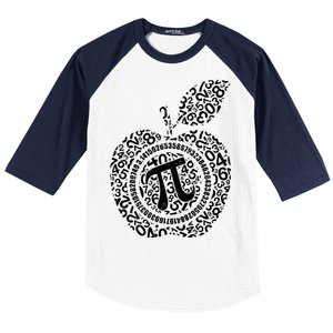 Apple Pi 3.14 Math Baseball Sleeve Shirt