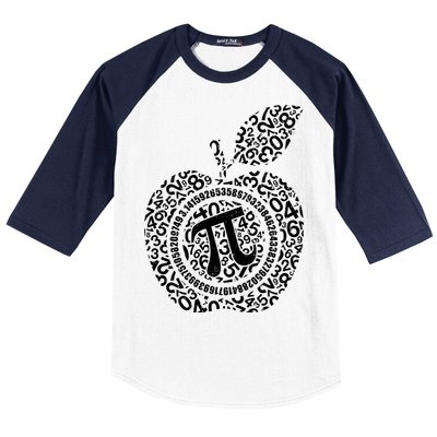 Apple Pi 3.14 Math Baseball Sleeve Shirt