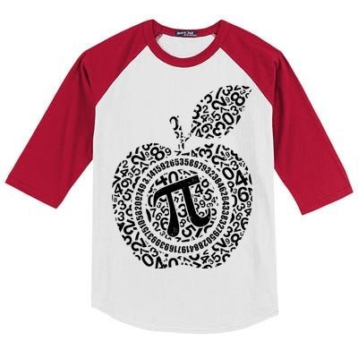 Apple Pi 3.14 Math Kids Colorblock Raglan Jersey