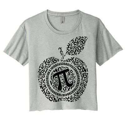 Apple Pi 3.14 Math Women's Crop Top Tee