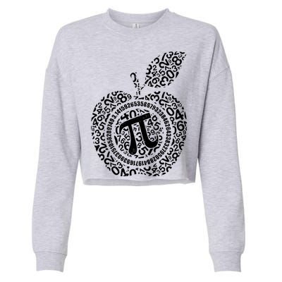 Apple Pi 3.14 Math Cropped Pullover Crew