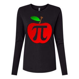 Apple Pi Pie 3.14 Womens Cotton Relaxed Long Sleeve T-Shirt