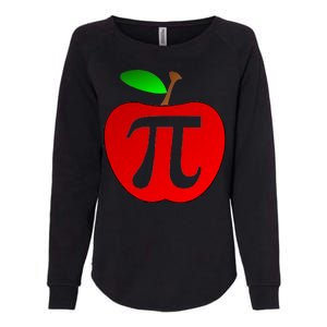 Apple Pi Pie 3.14 Womens California Wash Sweatshirt