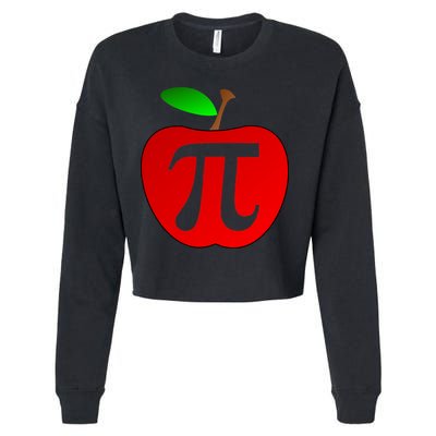 Apple Pi Pie 3.14 Cropped Pullover Crew