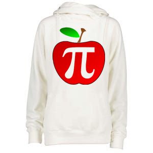 Apple Pi Pie 3.14 Womens Funnel Neck Pullover Hood