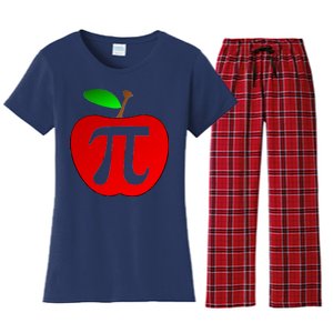 Apple Pi Pie 3.14 Women's Flannel Pajama Set