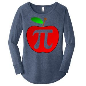 Apple Pi Pie 3.14 Women's Perfect Tri Tunic Long Sleeve Shirt