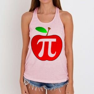 Apple Pi Pie 3.14 Women's Knotted Racerback Tank