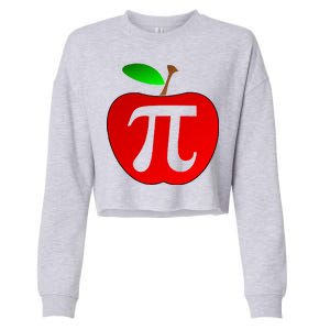 Apple Pi Pie 3.14 Cropped Pullover Crew