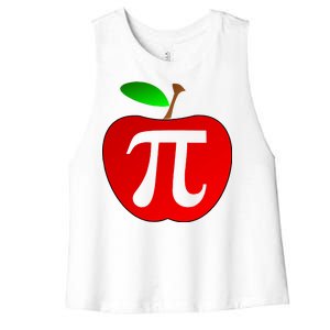 Apple Pi Pie 3.14 Women's Racerback Cropped Tank