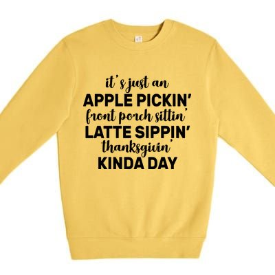 Apple Picking Season Premium Crewneck Sweatshirt