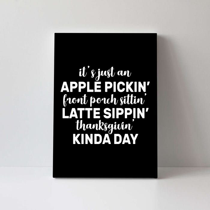 Apple Picking Season Canvas