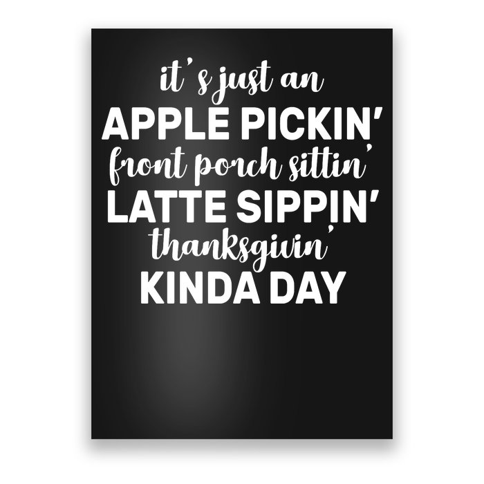 Apple Picking Season Poster