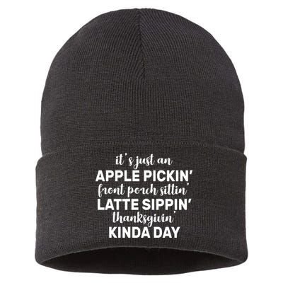 Apple Picking Season Sustainable Knit Beanie