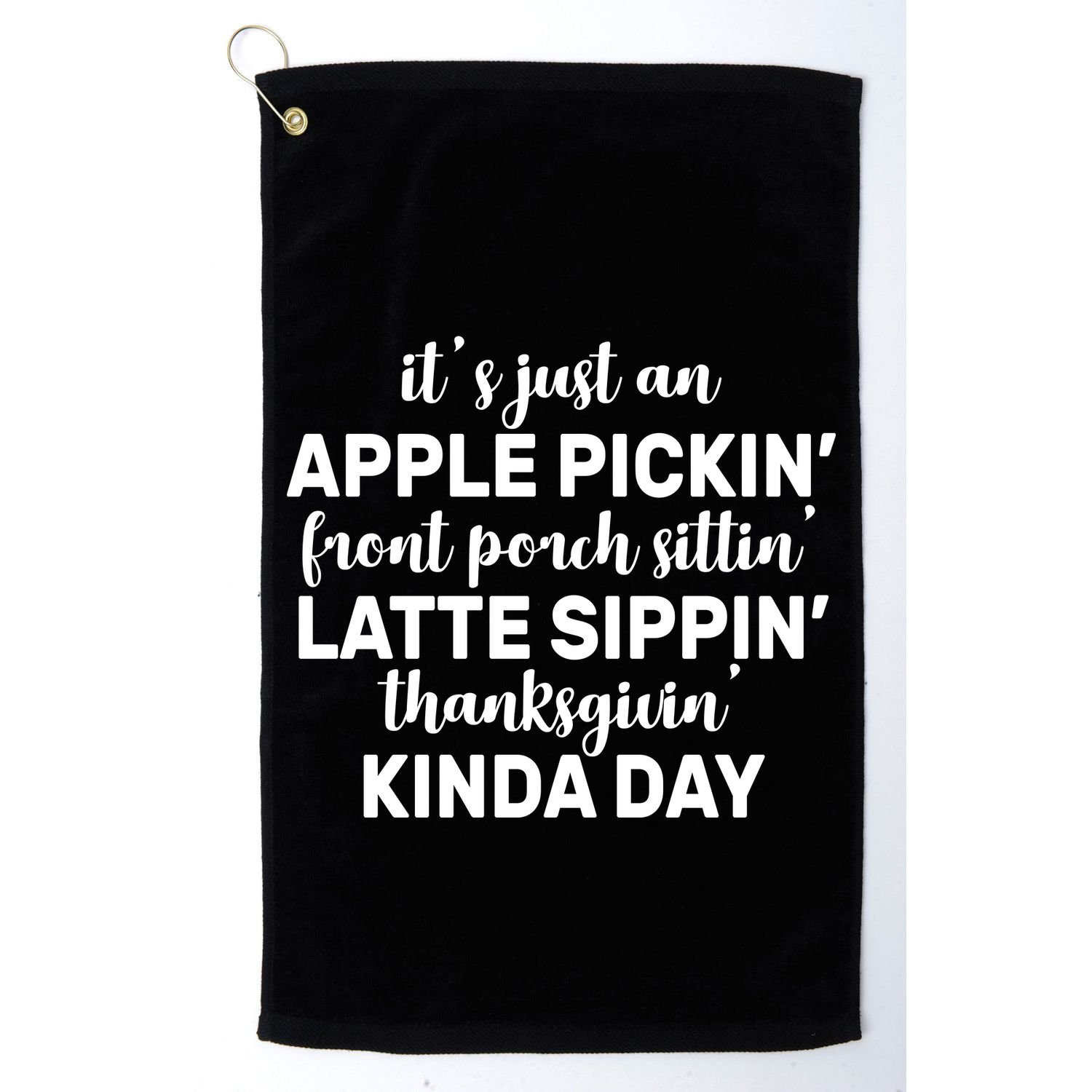 Apple Picking Season Golf Towel