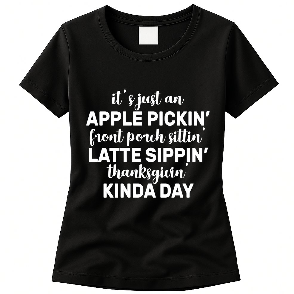 Apple Picking Season Womens T-Shirt