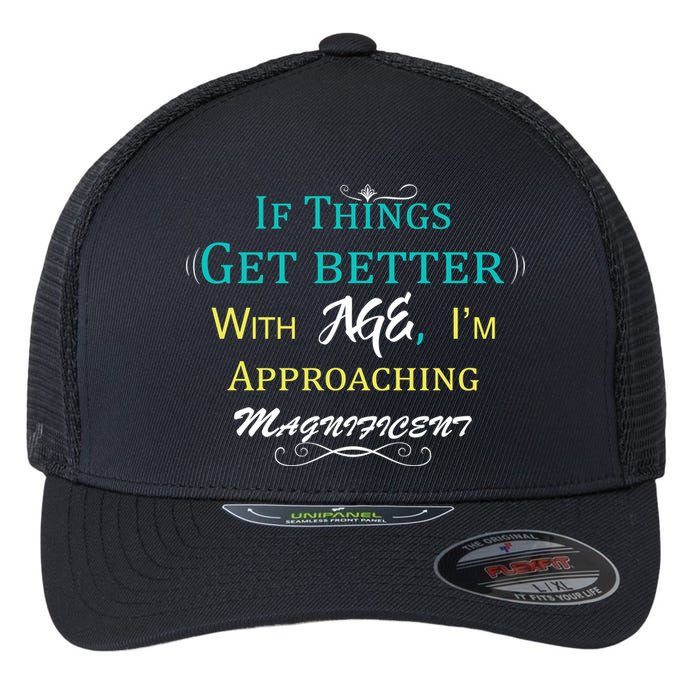Approaching Magnificent Flexfit Unipanel Trucker Cap