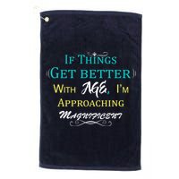 Approaching Magnificent Golf Towel