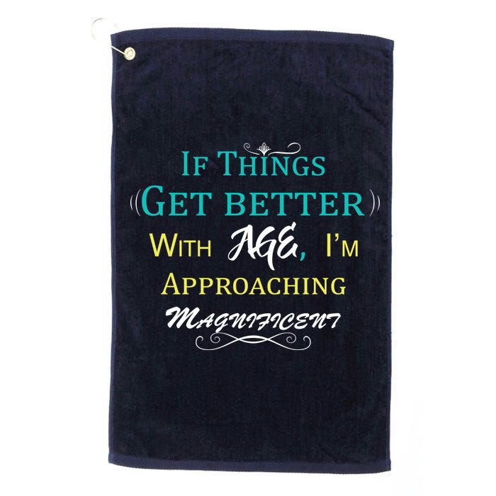 Approaching Magnificent Golf Towel