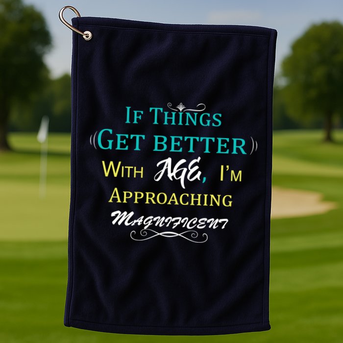 Approaching Magnificent Golf Towel