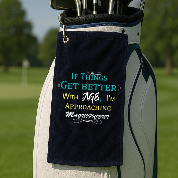 Approaching Magnificent Golf Towel