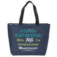 Approaching Magnificent Zip Tote Bag