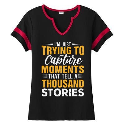 Architectural Photographer Quote Ladies Halftime Notch Neck Tee