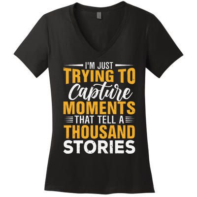 Architectural Photographer Quote Women's V-Neck T-Shirt