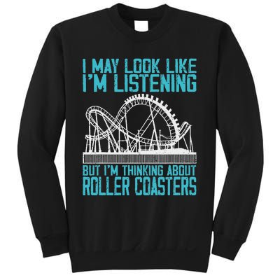 Amusement Park Riding Lover Funny Roller Coasters Rider Sweatshirt