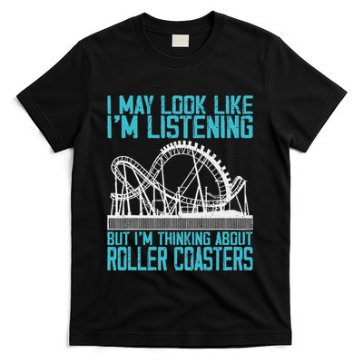 Amusement Park Riding Lover Funny Roller Coasters Rider T-Shirt