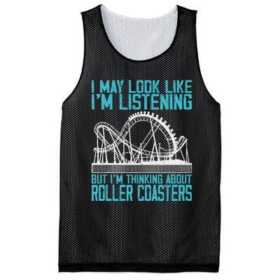 Amusement Park Riding Lover Funny Roller Coasters Rider Mesh Reversible Basketball Jersey Tank