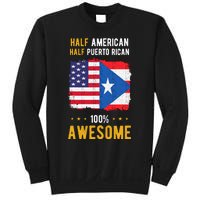 American Puerto Rican Flag Half American Half Puerto Rican Sweatshirt