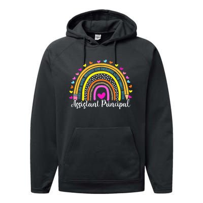 Assistant Principal Rainbow Ill Be There For You School Performance Fleece Hoodie