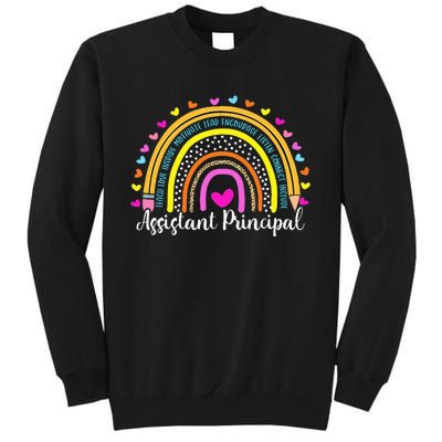 Assistant Principal Rainbow Ill Be There For You School Tall Sweatshirt