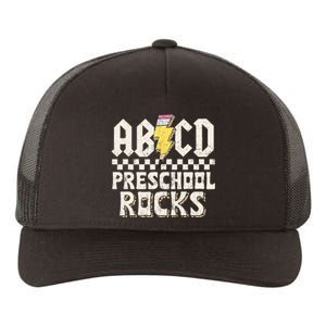 ABCD Preschool Rocks Back To School PreK Teacher Yupoong Adult 5-Panel Trucker Hat