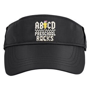 ABCD Preschool Rocks Back To School PreK Teacher Adult Drive Performance Visor