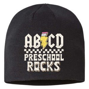 ABCD Preschool Rocks Back To School PreK Teacher Sustainable Beanie