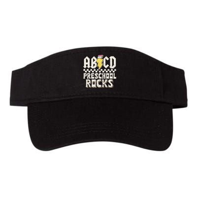 ABCD Preschool Rocks Back To School PreK Teacher Valucap Bio-Washed Visor