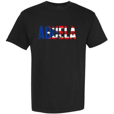 Abuela Puerto Rico Flag Pride Mothers Day Puerto Rican Women Garment-Dyed Heavyweight T-Shirt