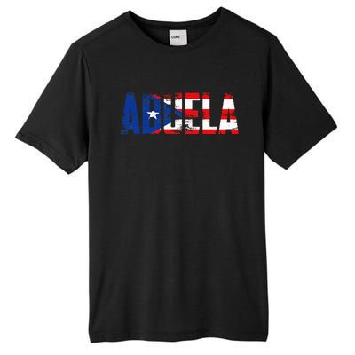 Abuela Puerto Rico Flag Pride Mothers Day Puerto Rican Women Tall Fusion ChromaSoft Performance T-Shirt