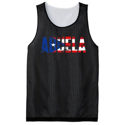 Abuela Puerto Rico Flag Pride Mothers Day Puerto Rican Women Mesh Reversible Basketball Jersey Tank