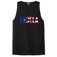 Abuela Puerto Rico Flag Pride Mothers Day Puerto Rican Women PosiCharge Competitor Tank