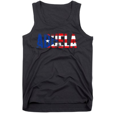 Abuela Puerto Rico Flag Pride Mothers Day Puerto Rican Women Tank Top