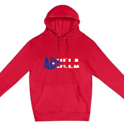 Abuela Puerto Rico Flag Pride Mothers Day Puerto Rican Women Premium Pullover Hoodie